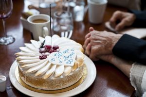 Gâteau anniversaire de l'Amour